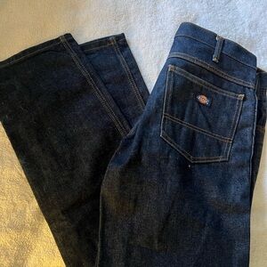 Dickies Dark Blue Straight Men's Jeans
